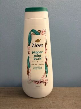 Dove Peppermint Bark Nourishing Body Wash - White/Teal